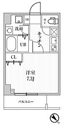 ALTERNA池袋EAST 1Kの間取図画像