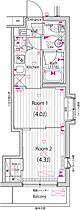 ガーラ・ヒルズ千歳烏山  ｜ 東京都世田谷区南烏山５丁目1-8（賃貸マンション2K・1階・25.37㎡） その2