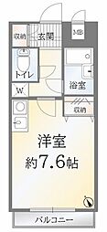 ネオアージュ八丁堀 1Kの間取図画像