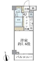 YOUICOURT 1Kの間取図画像
