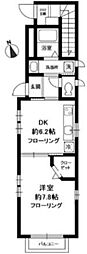 イルフィオーレ 1DKの間取図画像