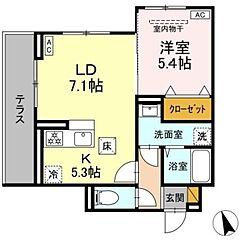 物件の間取り