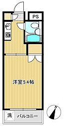 MAZYAハイタウン馬込公園 1Kの間取図画像