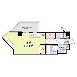 HOTAKA ワンルームの間取図画像