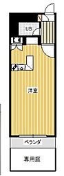 ワコーレエレガンスアヤセ ワンルームの間取図画像