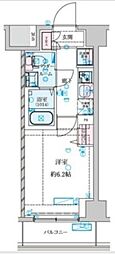 GENOVIA 南鳩ヶ谷 1Kの間取図画像
