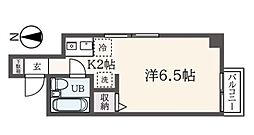 みずほビル 3階1Kの間取り