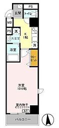 COMFORT 1Kの間取図画像