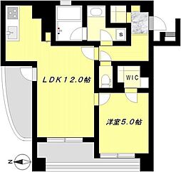 エスティメゾン笹塚 1LDKの間取図画像