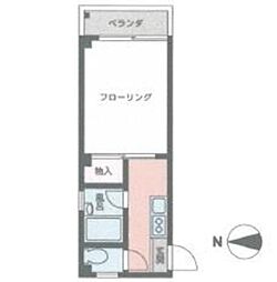 Y・Fビル 1Kの間取図画像