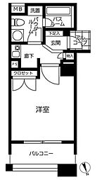 サンクタス吉祥寺ハートランド 1Kの間取図画像