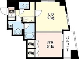 エスティメゾン浅草駒形 1LDKの間取図画像