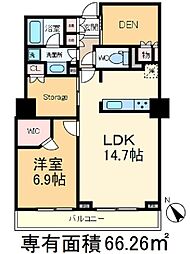 ParkCube西ヶ原STAGE 1SLDKの間取図画像