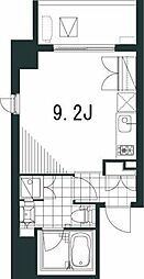 ラティエラ文京音羽 ワンルームの間取図画像