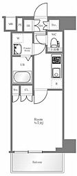 クレヴィスタ亀戸2 1Kの間取図画像