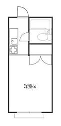 サクラヒルズ 1Kの間取図画像
