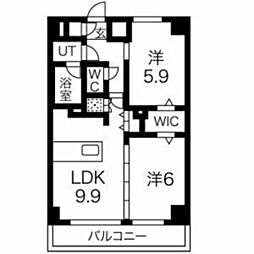 エルフォルテ東日暮里 2LDKの間取図画像