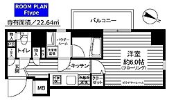 グランドコンシェルジュ上池袋 1Kの間取図画像