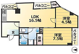 神戸タケサンハイツ 2階/-