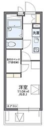 レオパレス千葉中央都町 1Kの間取図画像