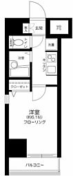 ステージファースト代々木公園 1Kの間取図画像