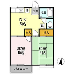 グランデュール福山B 2階