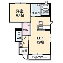 ハイツアンジェリー　Ａ棟 A0102 ｜ 岡山県岡山市北区牟佐879（賃貸アパート1LDK・1階・45.58㎡） その2