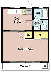 高橋マンション 1DKの間取図画像