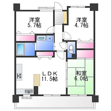 ジュネス泉佐野パセオ_間取り_0