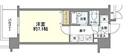 アーバイル目白台 1Kの間取図画像
