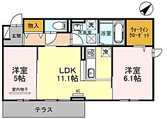 物件の間取り