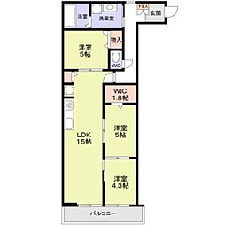 (仮称)練馬区早宮2丁目計画 3LDKの間取図画像
