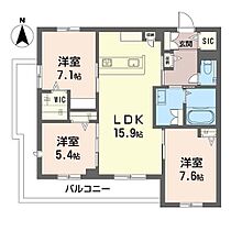 グレイス・フォート 00301 ｜ 茨城県守谷市本町721-26（賃貸マンション3LDK・3階・79.37㎡） その2