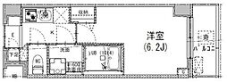 S-RESIDENCENarimasuCLAIR 1Kの間取図画像