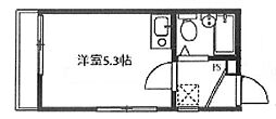 シャンテ王子本町 ワンルームの間取図画像