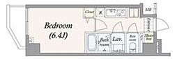 THEPASEO新小岩2 1Kの間取図画像