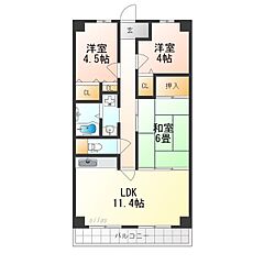 物件の間取り
