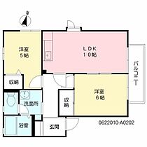 エルピス21 A0202 ｜ 福岡県糸島市美咲が丘２丁目2-15（賃貸アパート2LDK・2階・49.76㎡） その2