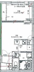 crostone成増 1LDKの間取図画像