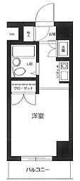 スカイコート世田谷用賀 ワンルームの間取図画像