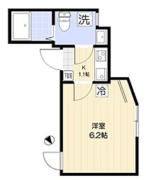 西東京市下保谷2丁目アパート 1Kの間取図画像