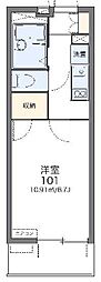 レオパレスアーバン国立 1Kの間取図画像