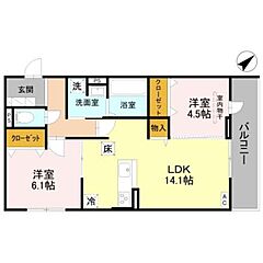 物件の間取り