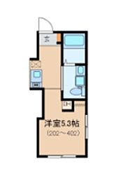 PlumIsland ワンルームの間取図画像