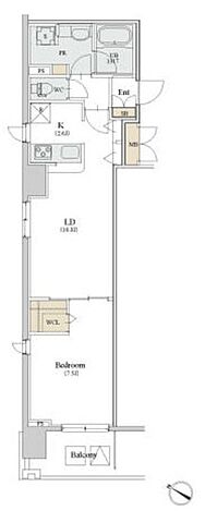 ホームズ カスタリア人形町3 1ldk 賃料19 1万円 10階 48 32 賃貸マンション住宅情報