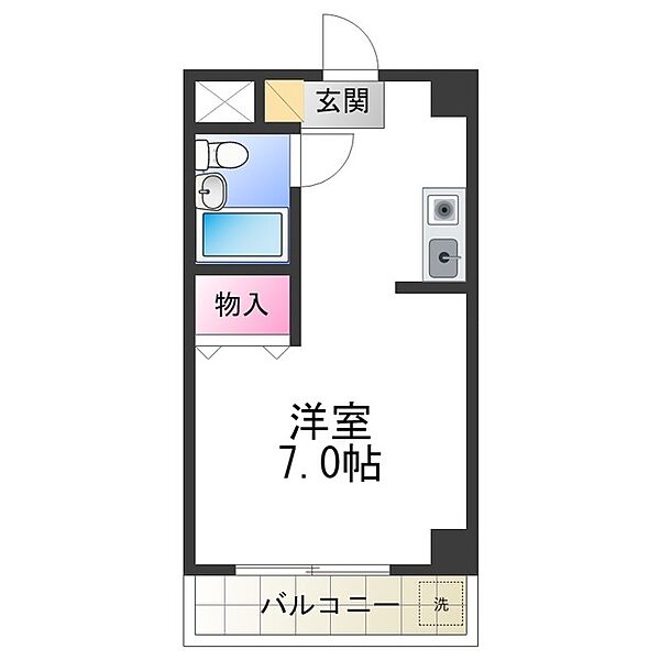 マンション谷佐 ｜大阪府堺市中区東山(賃貸マンション1K・3階・20.00㎡)の写真 その2