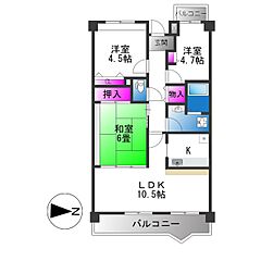 物件の間取り