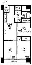 ニューハイム板橋 3LDKの間取図画像