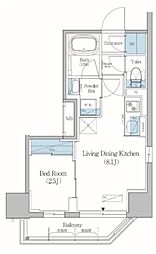 アーバネックス北上野 1LDKの間取図画像