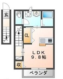 ウィズ諏訪山A棟 2階